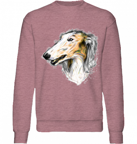 Sweatshirt Fruit of the Loom Barsoi Motiv XXL-5XL