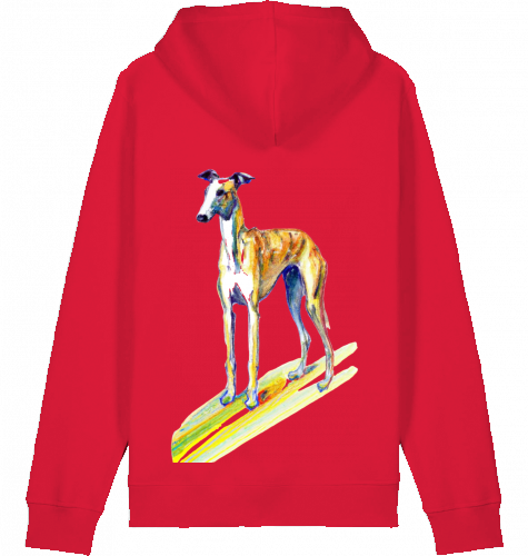 Basic Unisex Hoodie mit Galgo Motiv Grösse XL-5XL