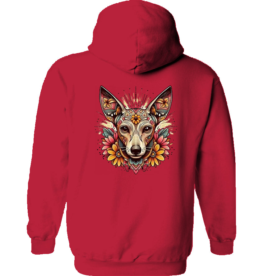 Podenco Motiv Hoodie Abstract Design