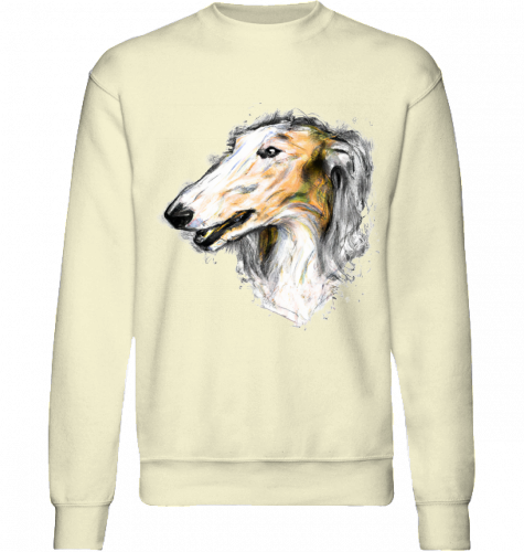 Sweatshirt Fruit of the Loom Barsoi Motiv XXL-5XL