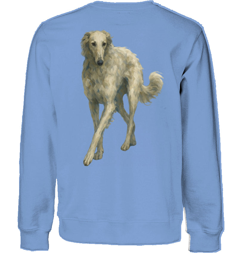 Sweatshirt Unisex mit Barsoi Motiv