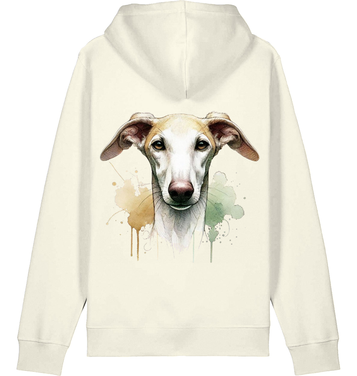 Stanley Stella Unisex Hoodie Galgo Motiv 2 Seiten Druck