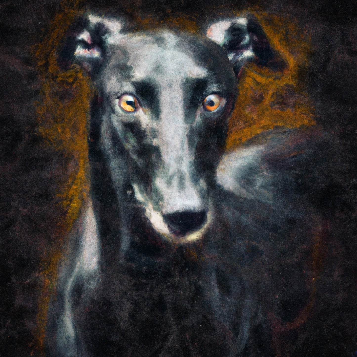 Premium Decke Flanell Greyhound Motiv 021
