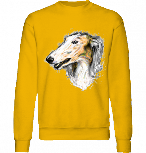 Sweatshirt Fruit of the Loom Barsoi Motiv XXL-5XL