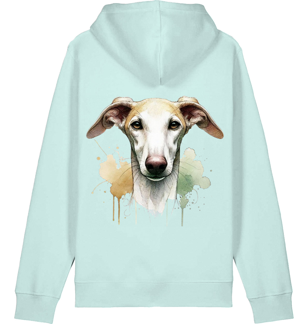 Stanley Stella Unisex Hoodie Galgo Motiv 2 Seiten Druck
