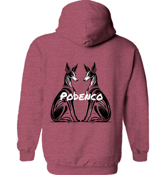 Hoodie mit Dia Del Podenco Motiv Spendenhoodie Grösse XL-5XL