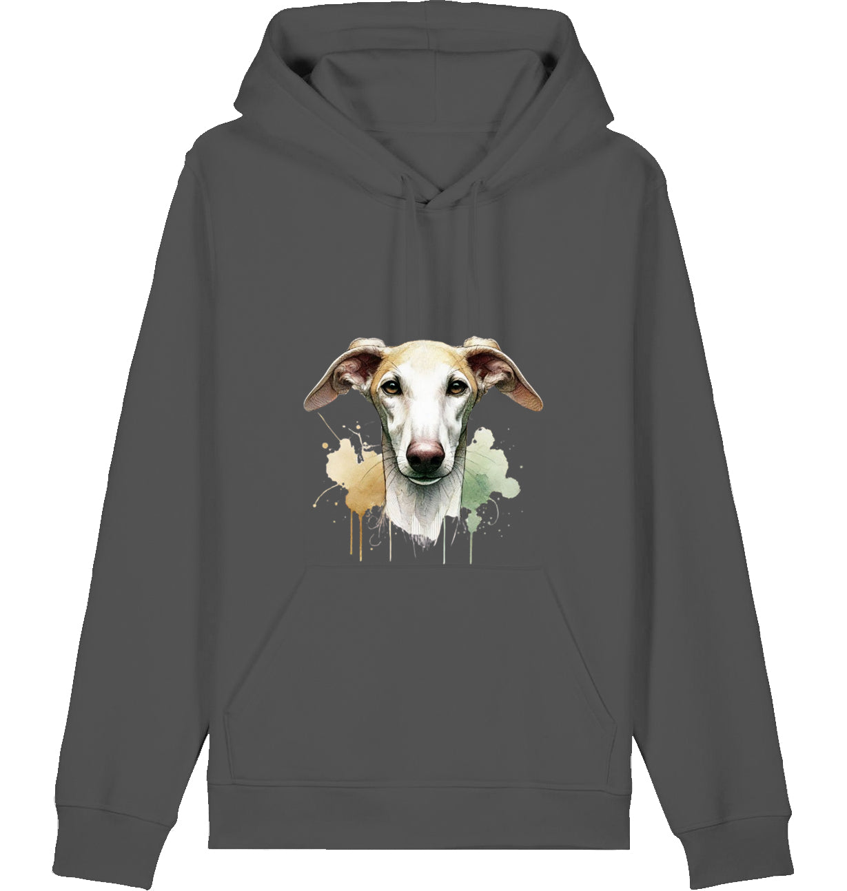 Stanley Stella Unisex Hoodie Galgo Motiv 2 Seiten Druck