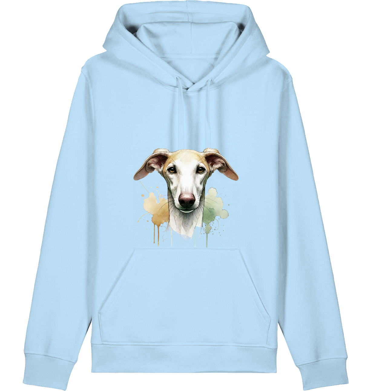 Stanley Stella Unisex Hoodie Galgo Motiv 2 Seiten Druck