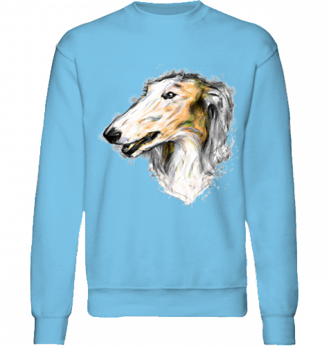 Sweatshirt Fruit of the Loom Barsoi Motiv XXL-5XL