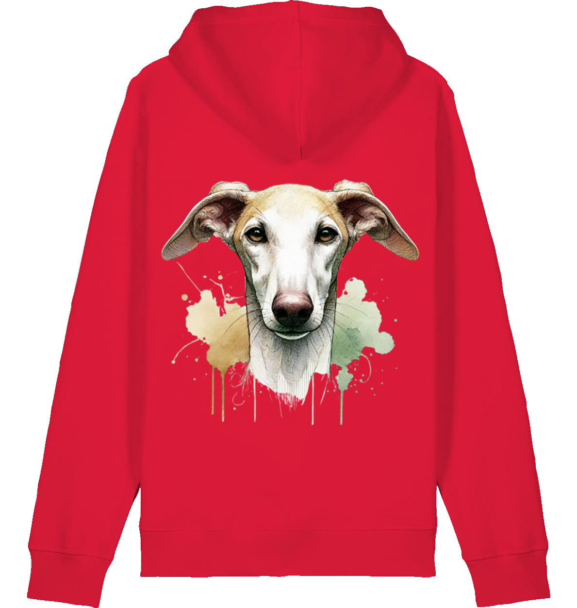 Stanley Stella Unisex Hoodie Galgo Motiv 2 Seiten Druck