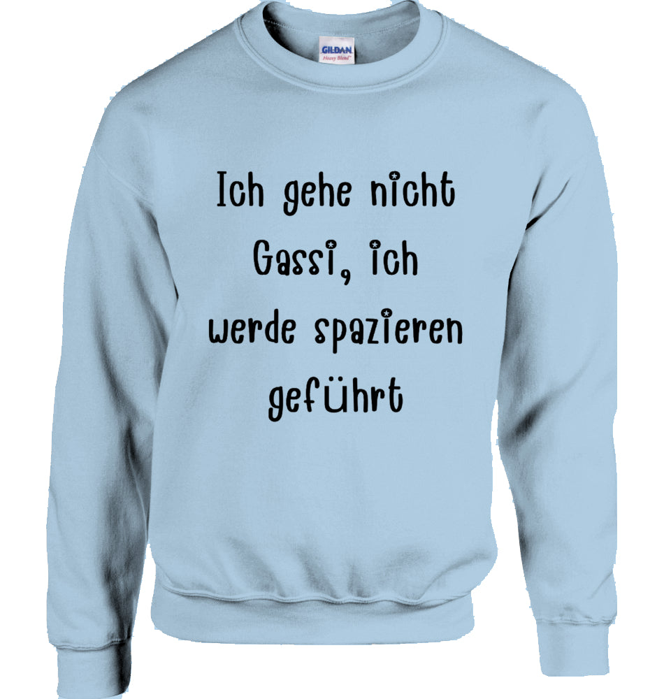 Unisex Sweatshirt mit Text und Podi Motiv