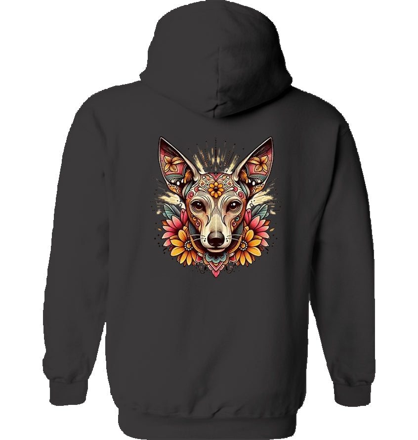 Podenco Motiv Hoodie Abstract Design