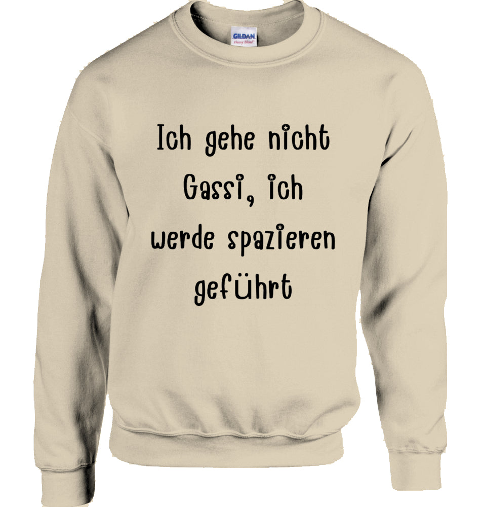 Unisex Sweatshirt mit Text und Podi Motiv