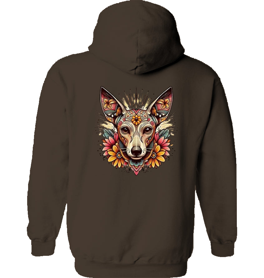 Podenco Motiv Hoodie Abstract Design
