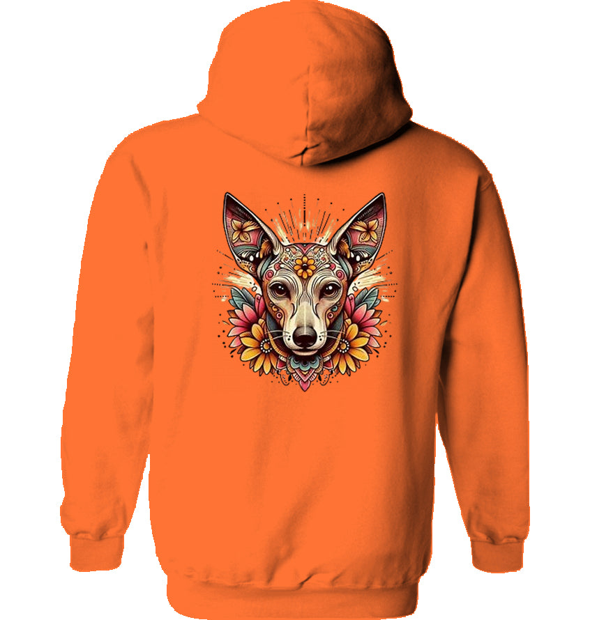 Podenco Motiv Hoodie Abstract Design