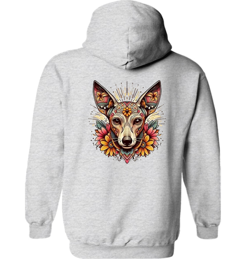 Podenco Motiv Hoodie Abstract Design