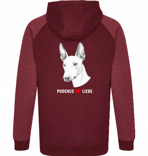 Hoodie Miner's Mate Podenco Motiv Ladies