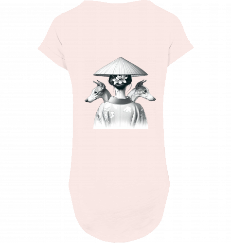 Lässiges Shirt für den Sommer Windhund , Whippet Japan motiv