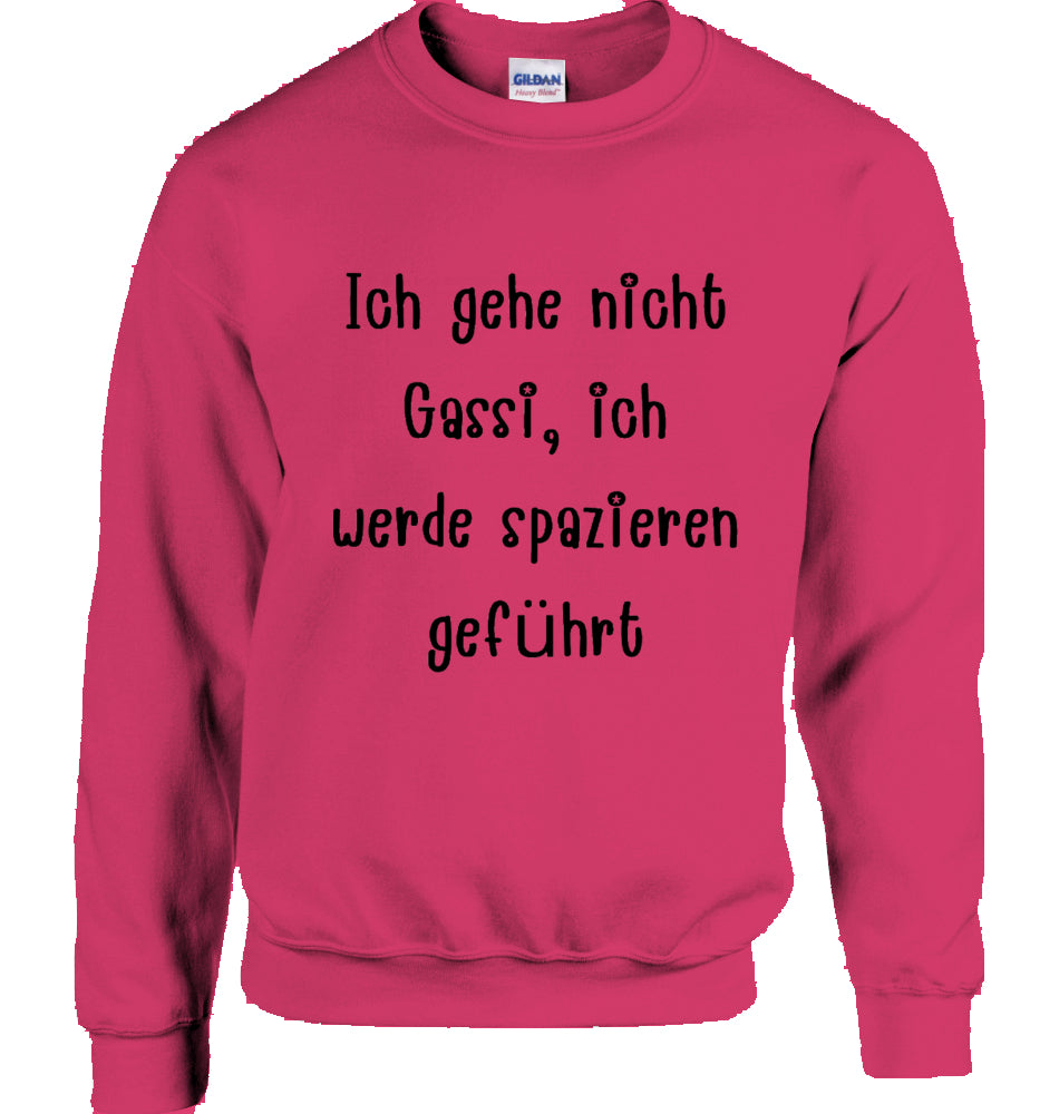 Unisex Sweatshirt mit Text und Podi Motiv