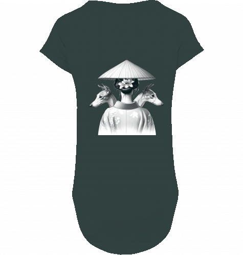 Lässiges Shirt für den Sommer Windhund , Whippet Japan motiv