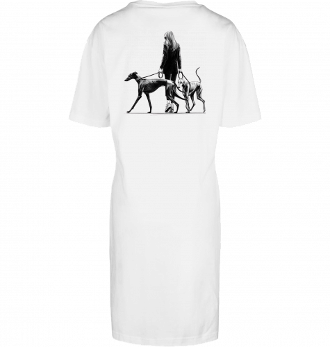 Urban Look Damenkleid Oversize Galgo Walk Motiv