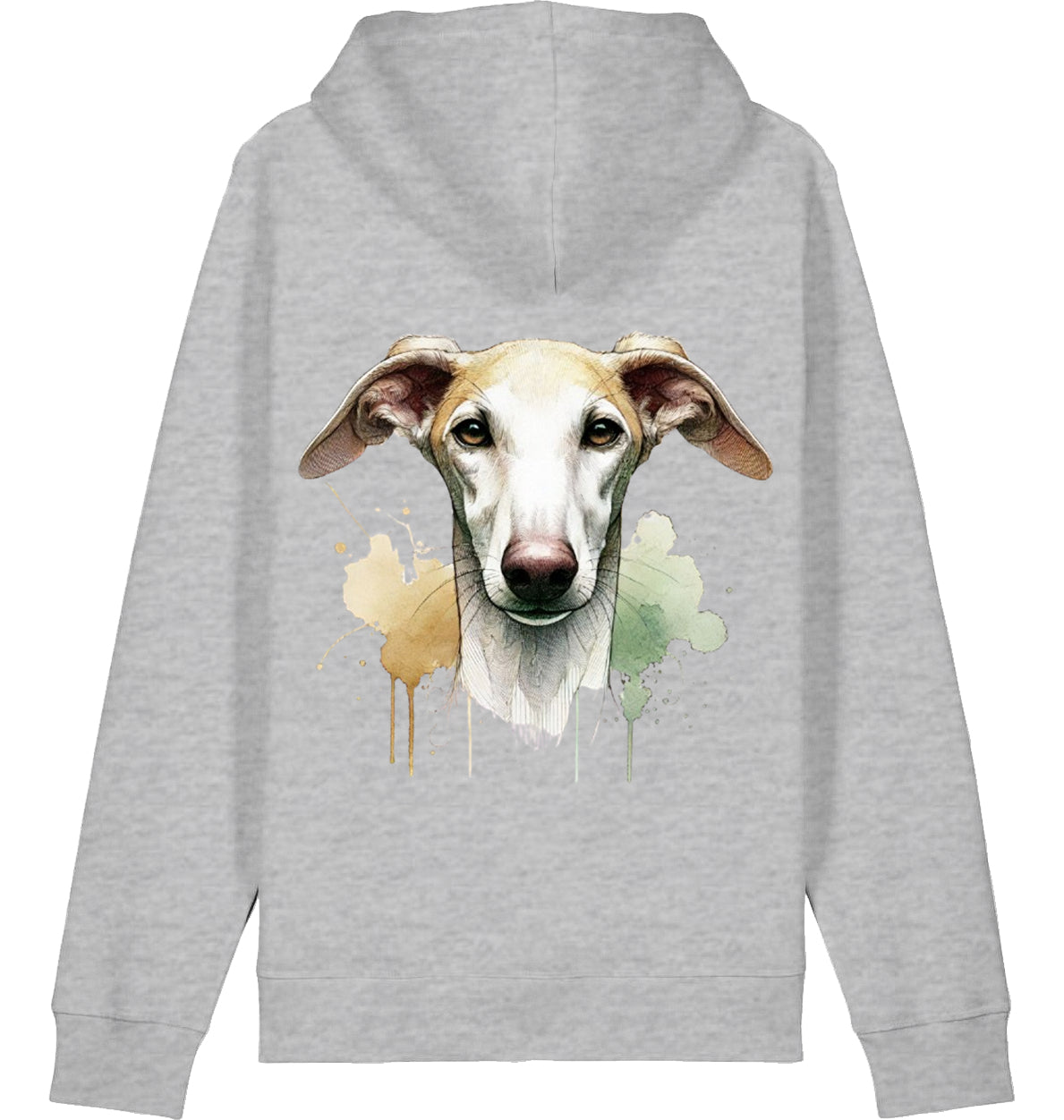 Stanley Stella Unisex Hoodie Galgo Motiv 2 Seiten Druck