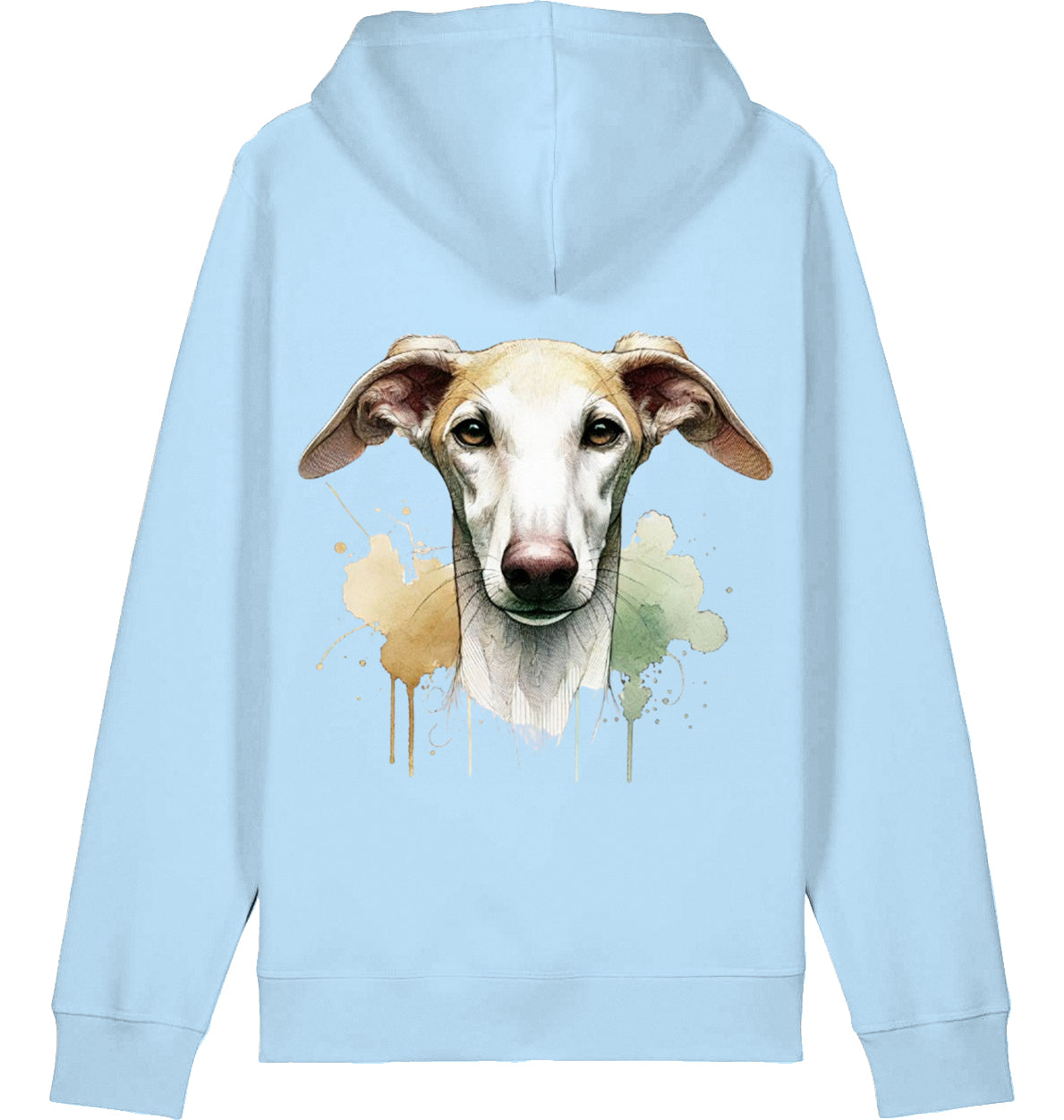 Stanley Stella Unisex Hoodie Galgo Motiv 2 Seiten Druck