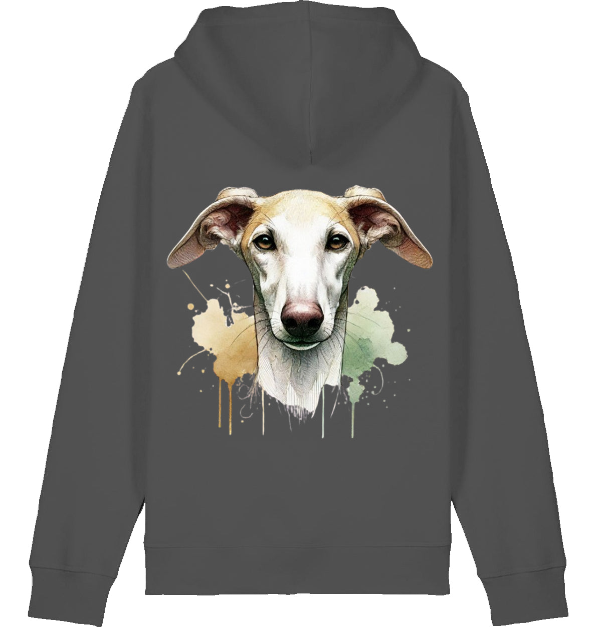 Stanley Stella Unisex Hoodie Galgo Motiv 2 Seiten Druck