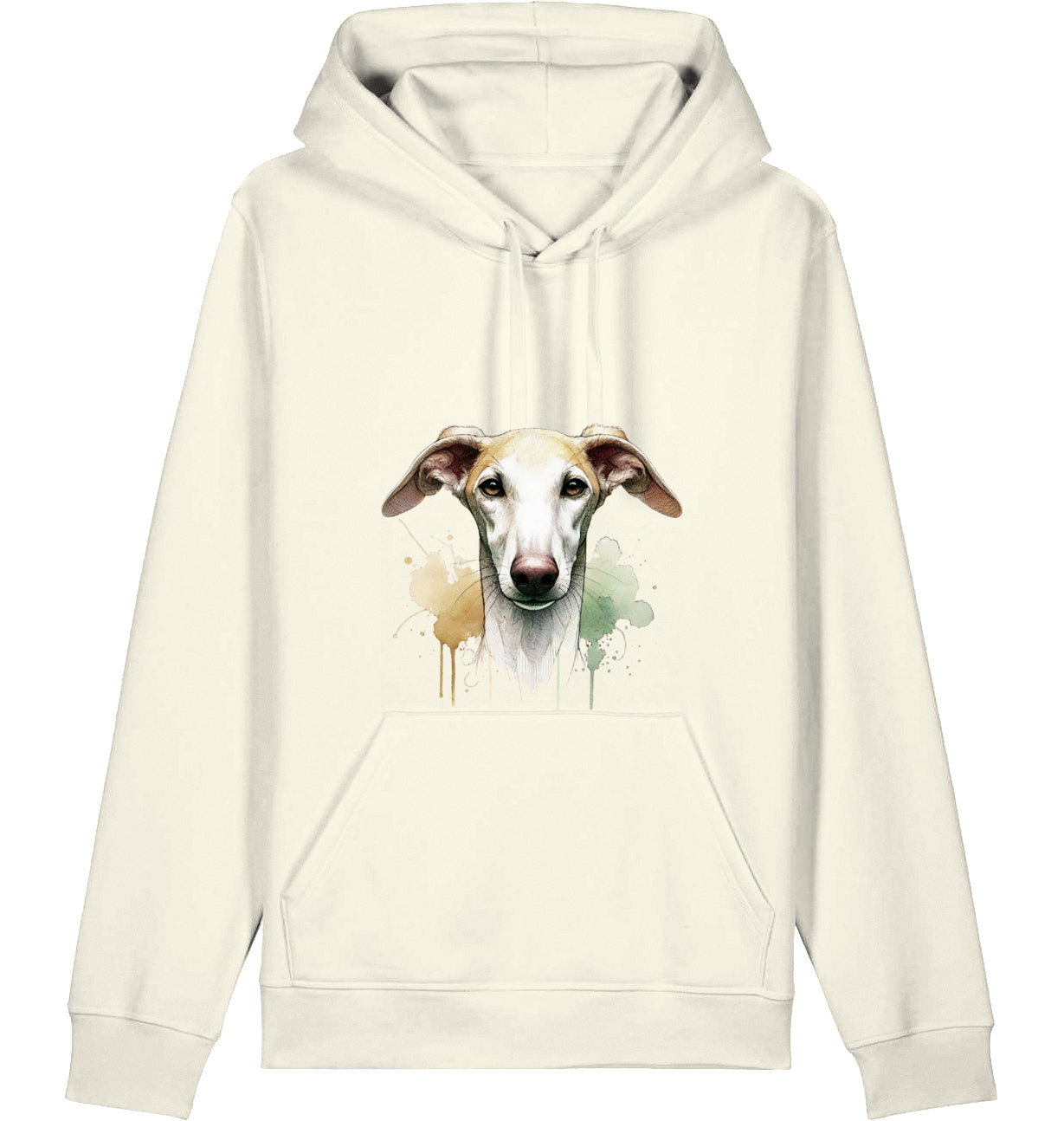 Stanley Stella Unisex Hoodie Galgo Motiv 2 Seiten Druck