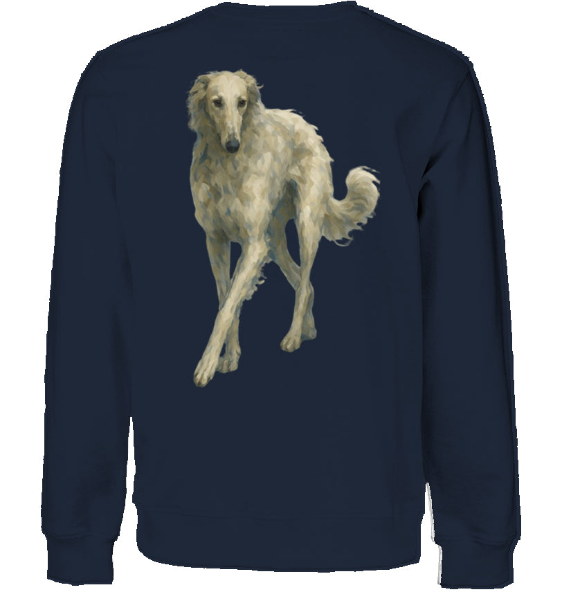 Sweatshirt Unisex mit Barsoi Motiv