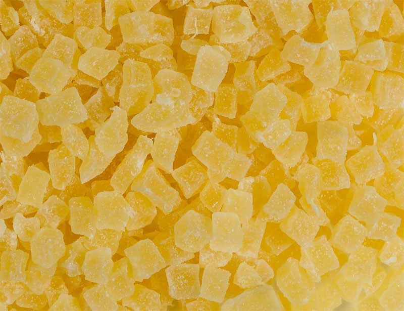 Ananas Würfel getrocknet für Hunde