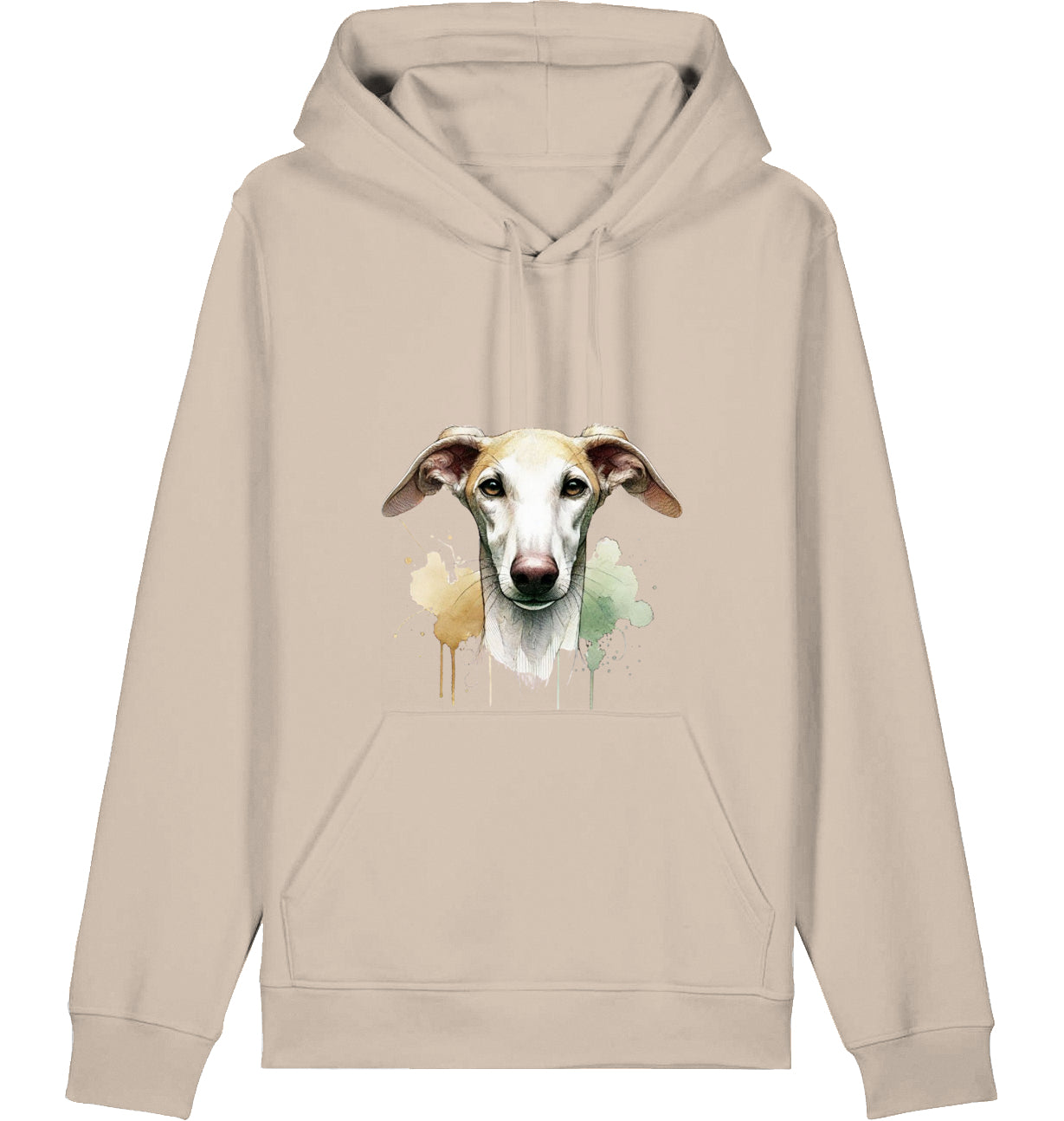 Stanley Stella Unisex Hoodie Galgo Motiv 2 Seiten Druck