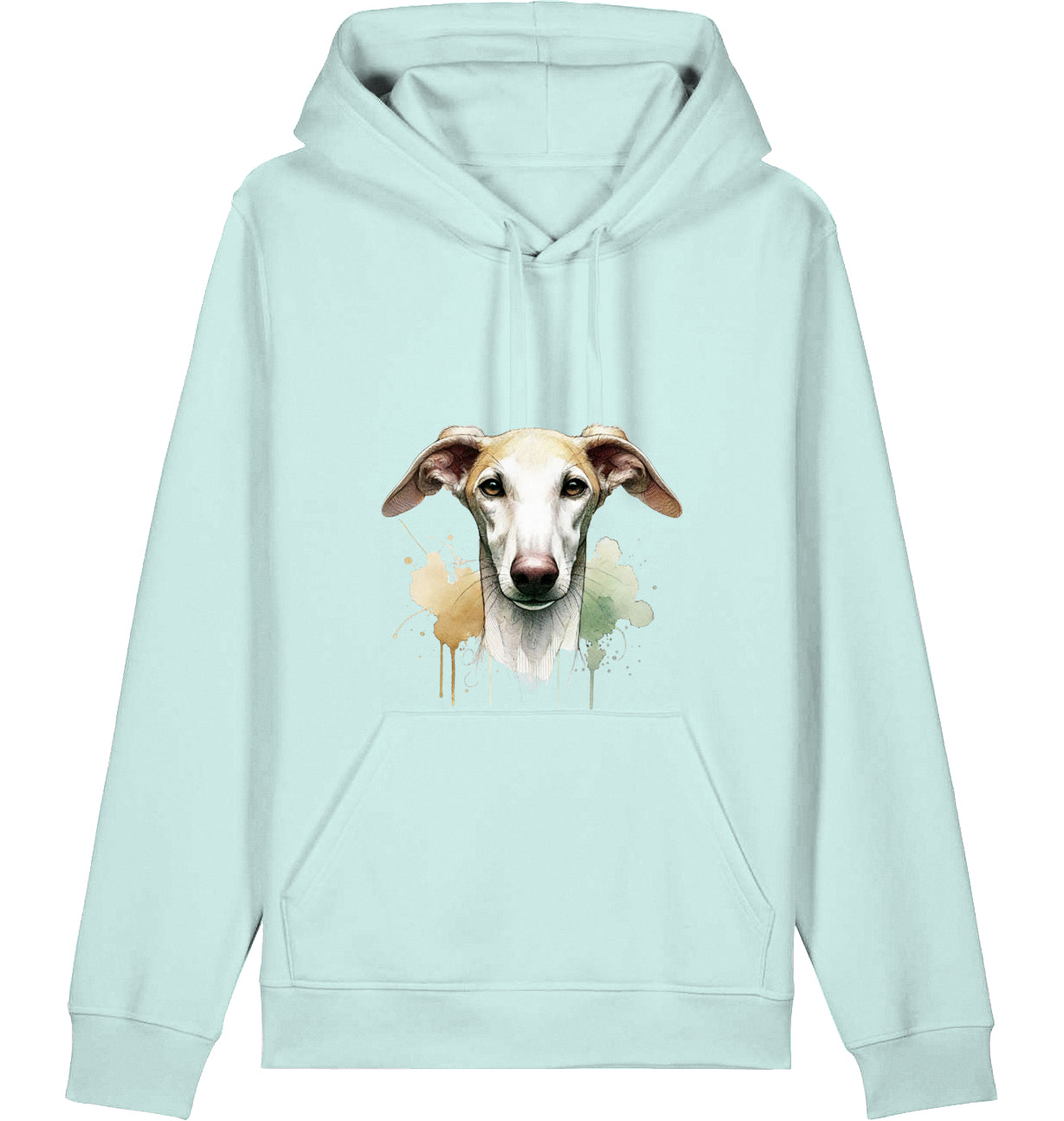 Stanley Stella Unisex Hoodie Galgo Motiv 2 Seiten Druck