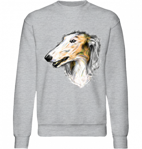 Sweatshirt Fruit of the Loom Barsoi Motiv XXL-5XL