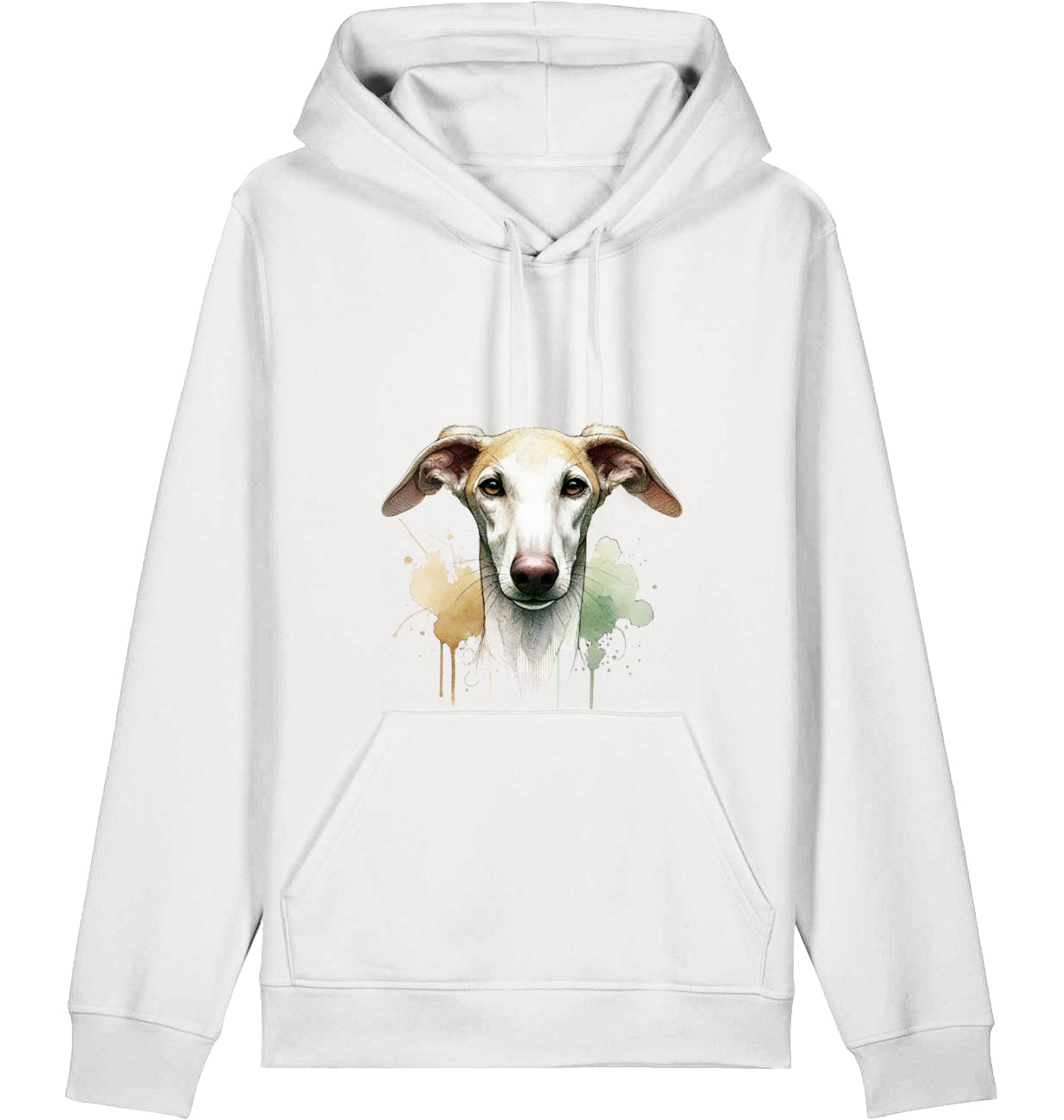 Stanley Stella Unisex Hoodie Galgo Motiv 2 Seiten Druck