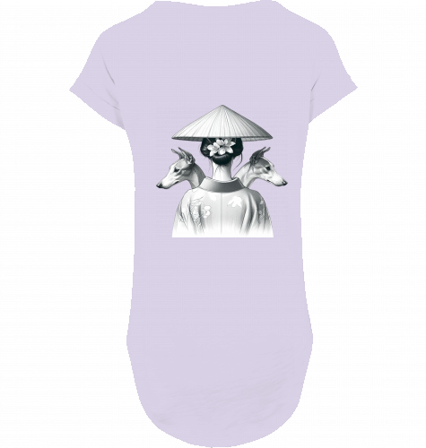 Lässiges Shirt für den Sommer Windhund , Whippet Japan motiv