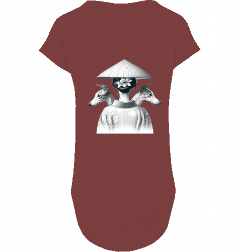 Lässiges Shirt für den Sommer Windhund , Whippet Japan motiv