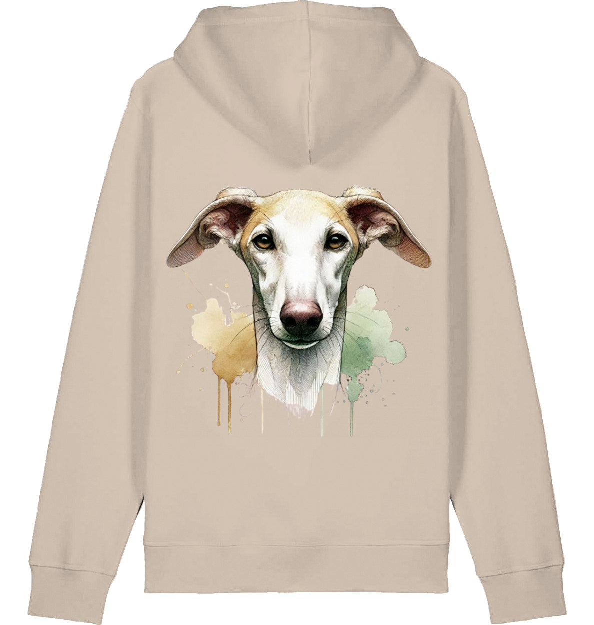 Stanley Stella Unisex Hoodie Galgo Motiv 2 Seiten Druck