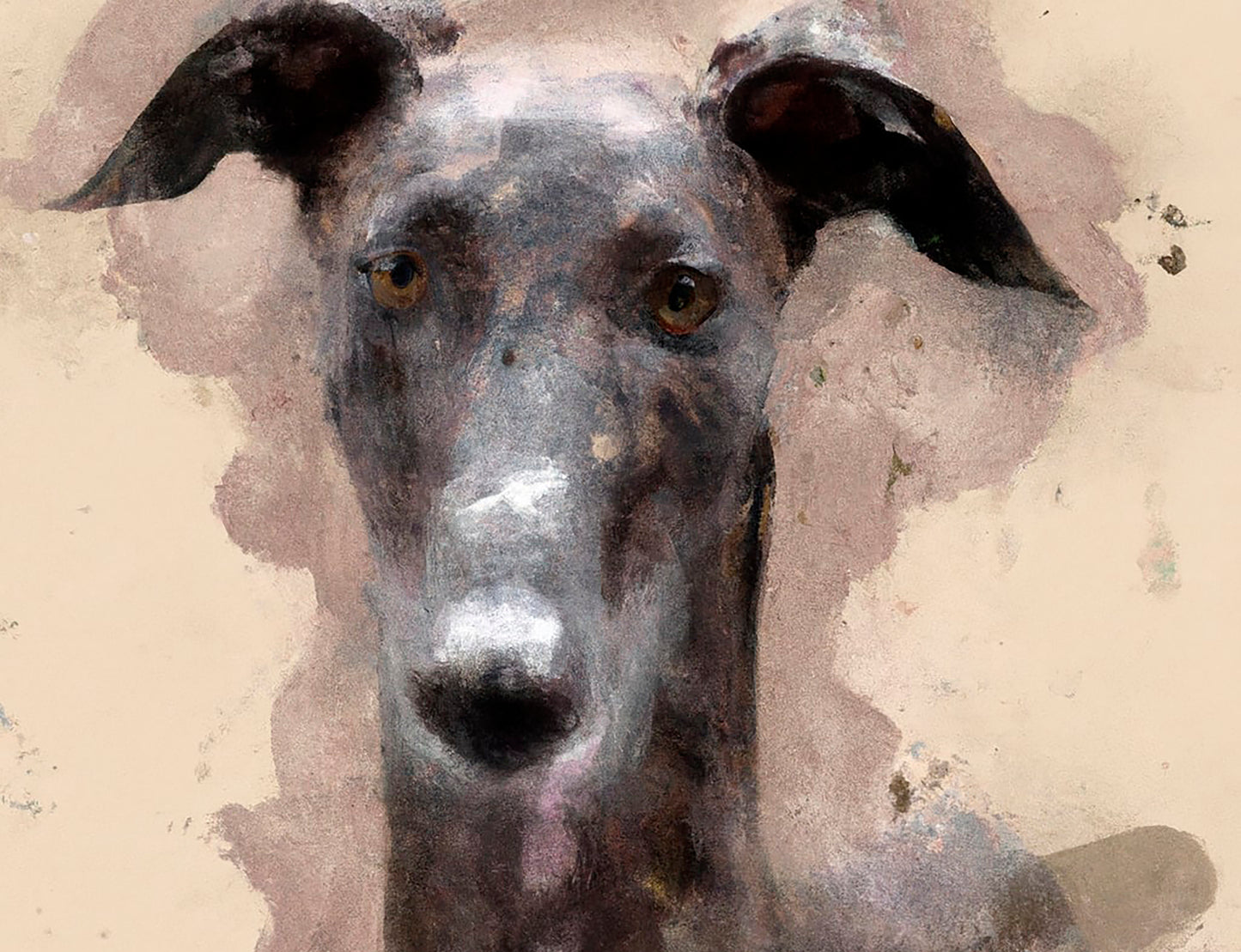 Sporthandtuch mit Galgo Motiv 022