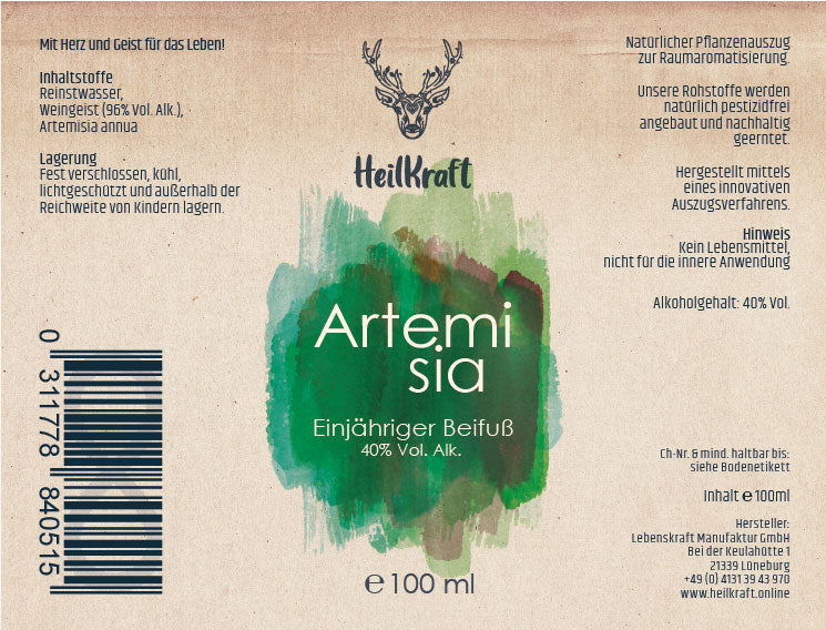 Artemisia annua Auszug mit 40% Vol. Alk.