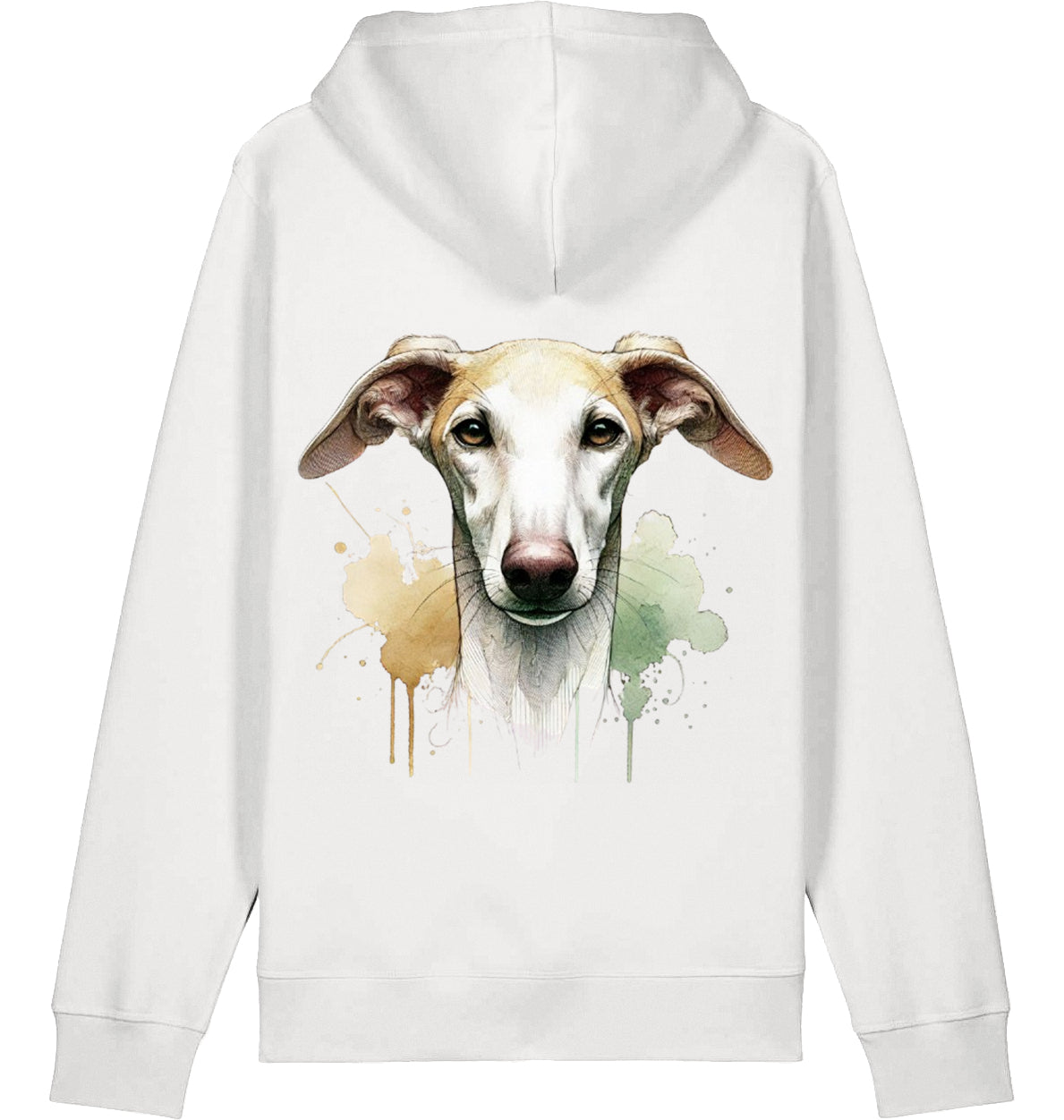 Stanley Stella Unisex Hoodie Galgo Motiv 2 Seiten Druck