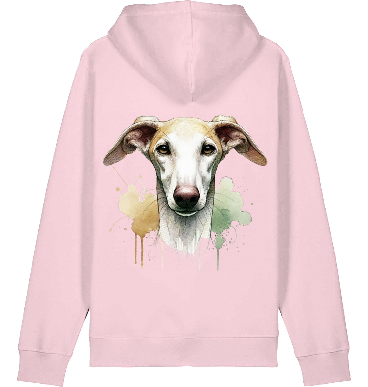 Stanley Stella Unisex Hoodie Galgo Motiv 2 Seiten Druck