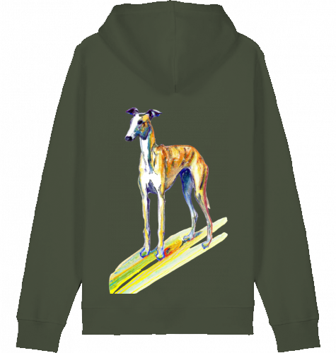 Basic Unisex Hoodie mit Galgo Motiv Grösse XL-5XL