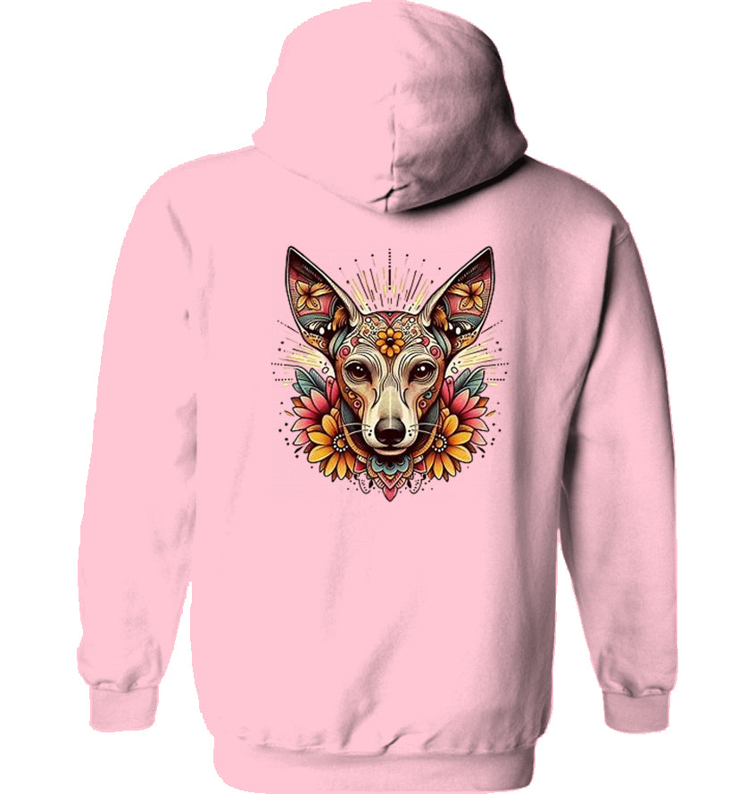 Podenco Motiv Hoodie Abstract Design