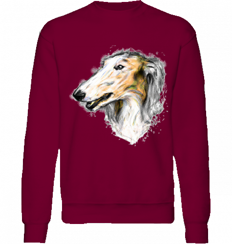 Sweatshirt Fruit of the Loom Barsoi Motiv XXL-5XL