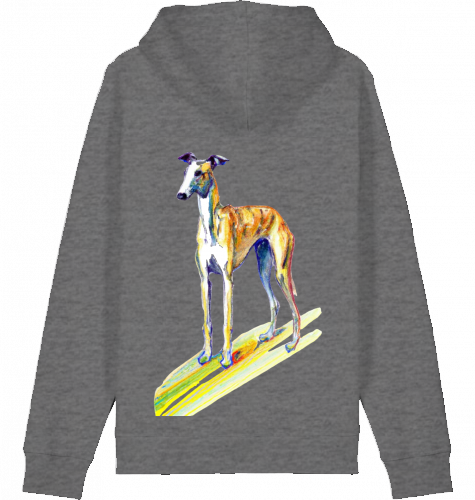 Basic Unisex Hoodie mit Galgo Motiv Grösse XL-5XL