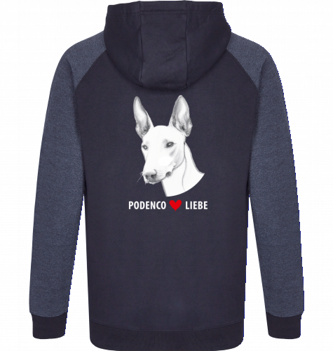 Hoodie Miner's Mate Podenco Motiv Ladies