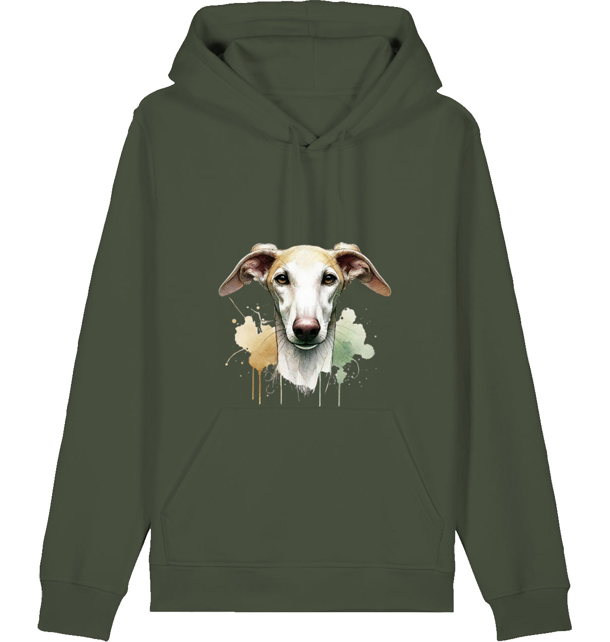 Stanley Stella Unisex Hoodie Galgo Motiv 2 Seiten Druck