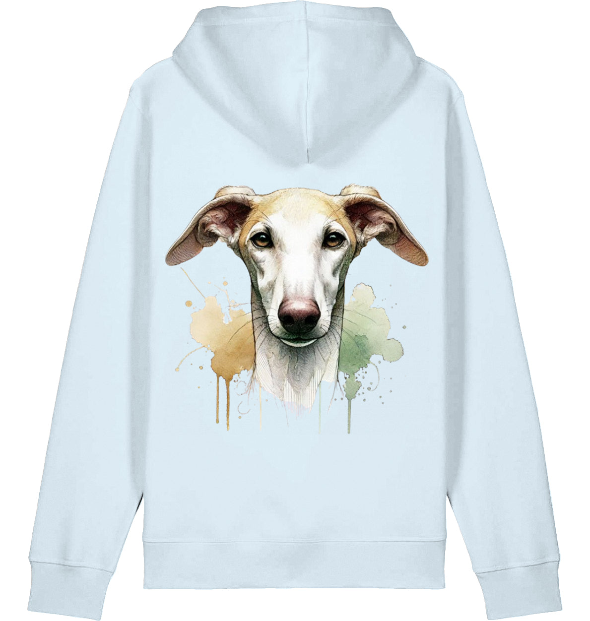 Stanley Stella Unisex Hoodie Galgo Motiv 2 Seiten Druck