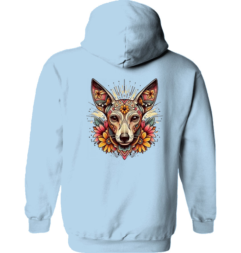 Podenco Motiv Hoodie Abstract Design